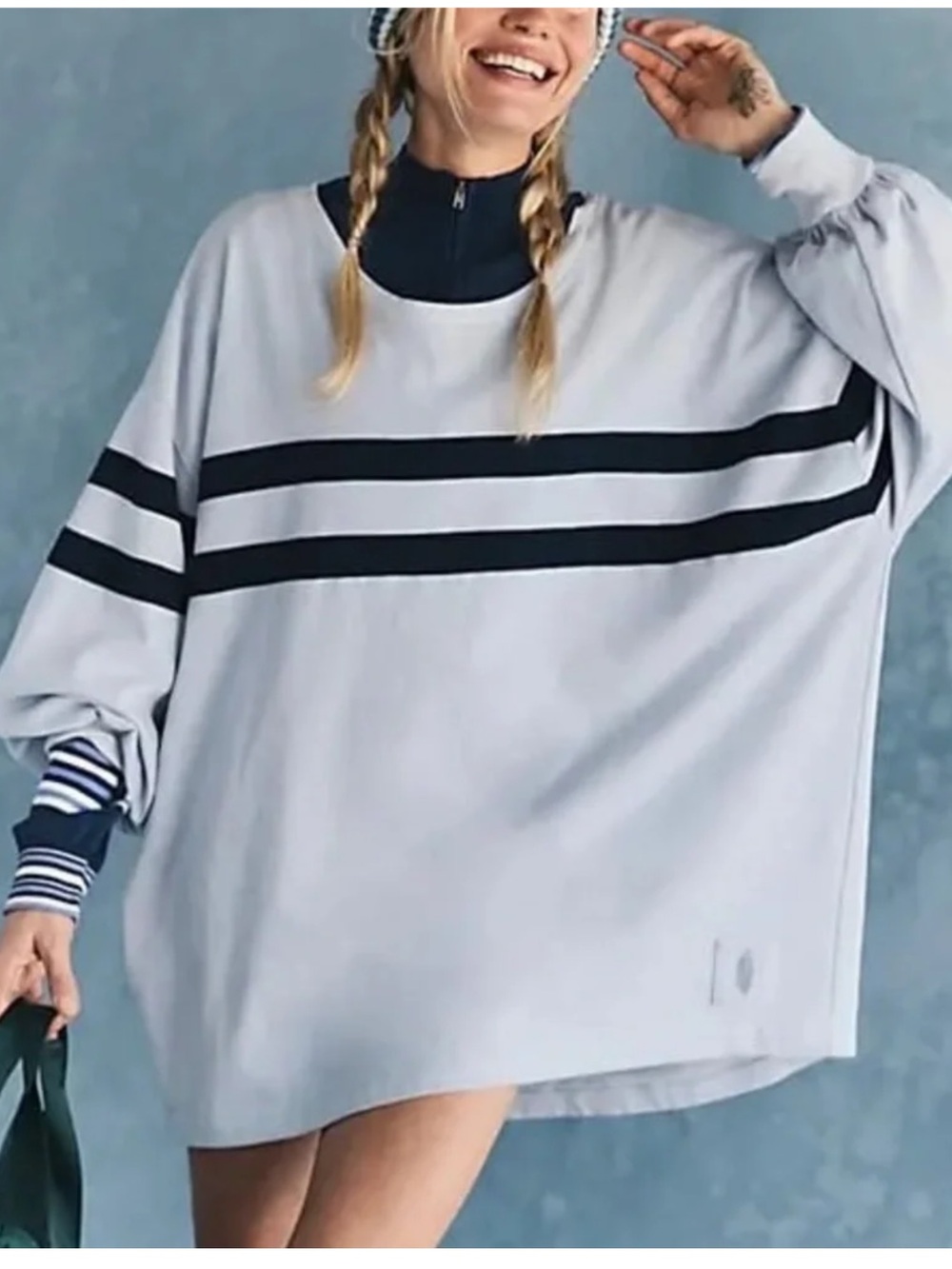 Free People Movement Post Up Layer  Oversized Pullover Sweatshirt